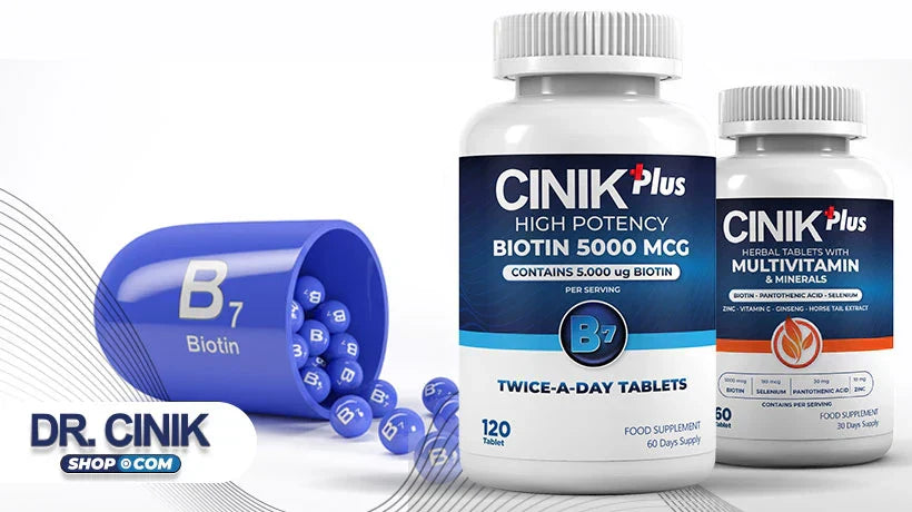 Biotin and Multivitamin Supplement for Hair Growth and Thickening