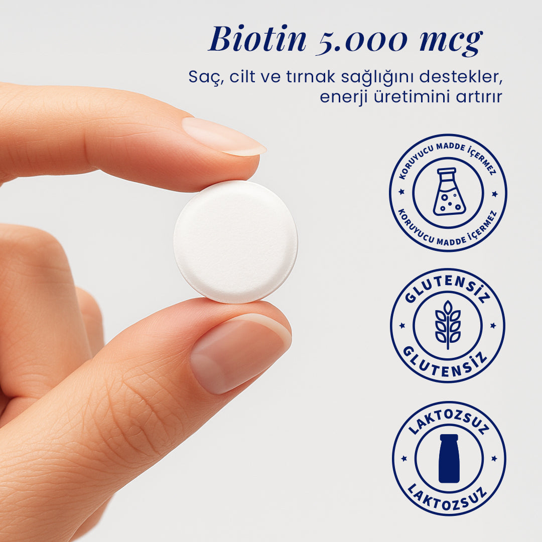 Biotin - 120 Tablet
