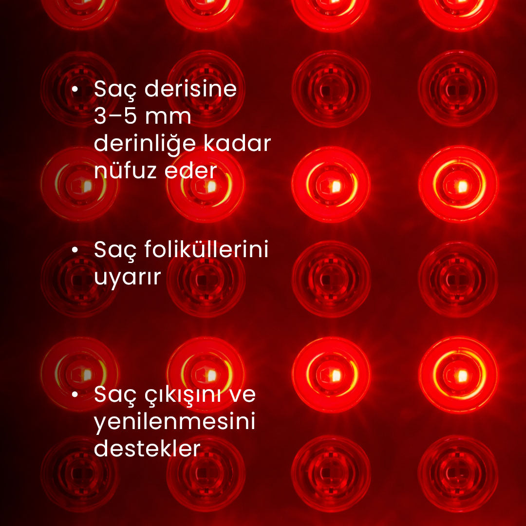 Lazer Şapka (LLLT - Kırmızı Işık Terapisi)