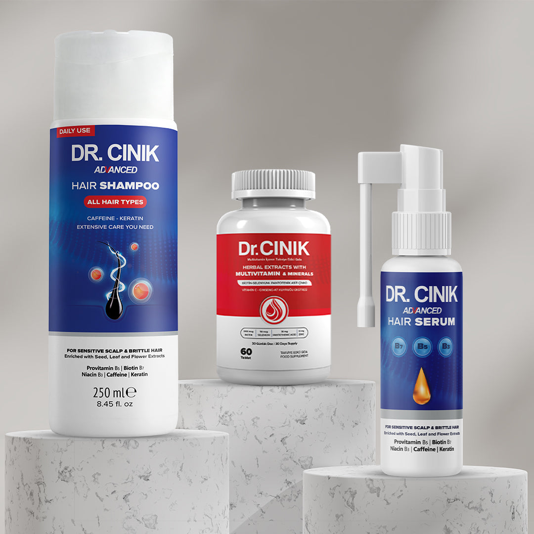 Shampoo + Hair Serum + Multivitamin